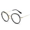 Non-Prescription Glasses Fashion Decorative Specs Pc Lenses Comfortable Round Frame Glasses For Travel Cycling Outdoor Sports