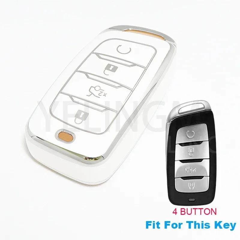 TPU Shell Car Key Case Key Fob Protecor Holder For Changan CS85 CS35 Plus CS25 CS95 CS85 Coupe Keychain Protection Cover