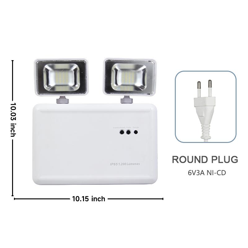 LED Fire Fighting Light Emergency Evacuation Exit Light Wall Mounted Rechargeable Emergency Lamp Indoor Light for Power Outage