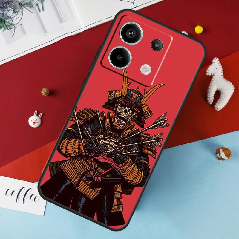 Japanese Samurai Warrior Case For Xiaomi Redmi Note 14 12 11 10 13 Pro 15 Pro Plus Redmi 15 14C 10C 12C 13C 15C Cover