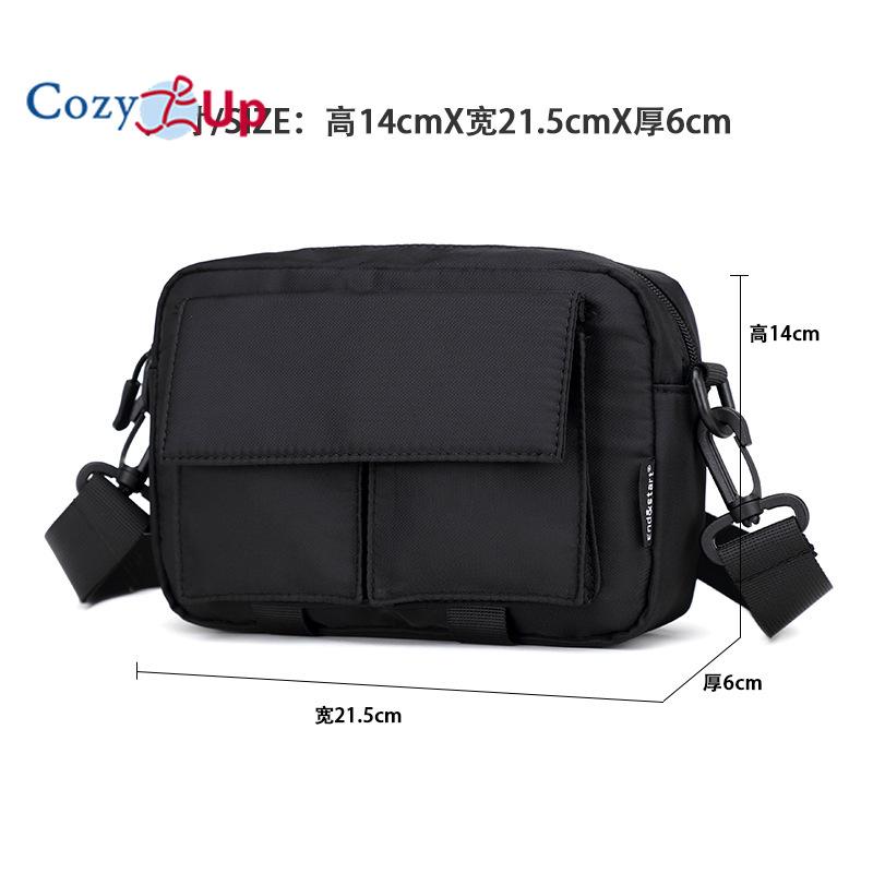 Men's Crossbody Bag Versatile Bag Lid Style Shoulder Bag Women's Casual Oxford Cloth Backpack
