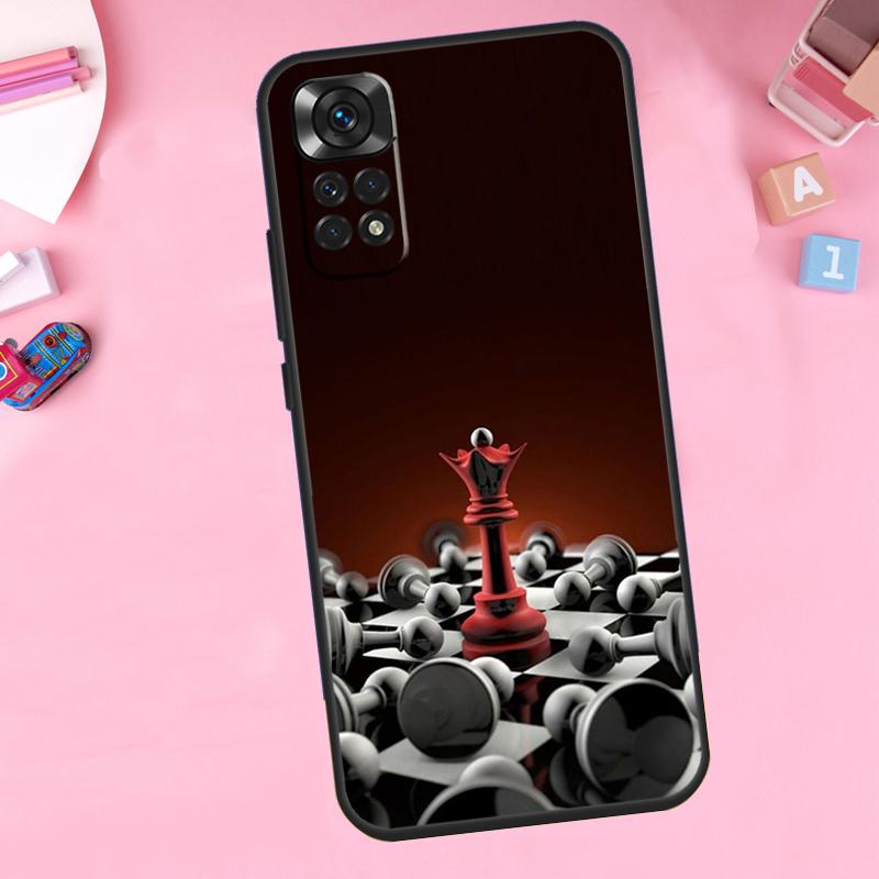 

Chess Board For Xiaomi Redmi Note 13 10 12 11 14 15 Pro Plus Phone Case For Redmi 15 13C 12C 14C 10C 15C Redmi Note 13 4G