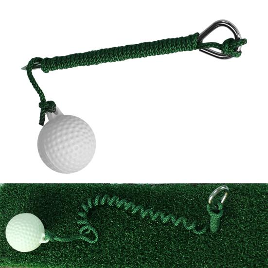 Practice Rope Ball Sturdy Good Helper Plastic Golf Fly Rope Driving Ball for Exercise
