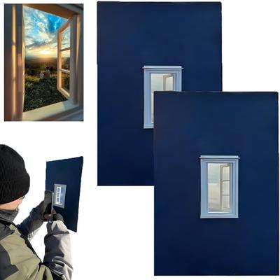 Acrylic Creative Window Props Take The World With You In A Frame For Travelers & Vacationers Gift-Givers