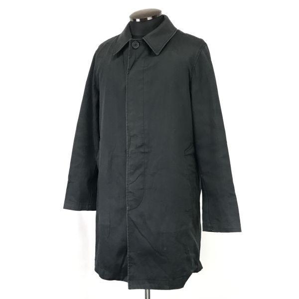 GLR UNITED ARROWS Balmacaan Coat with Liner Men S Black Outer cBH674