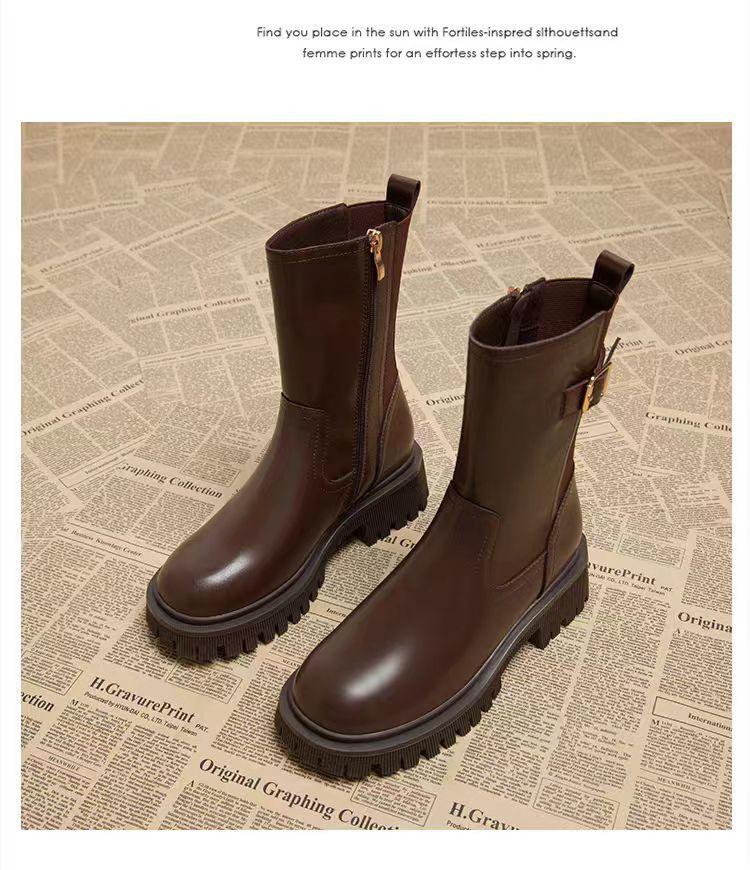 

Z Chelsea cigarette boots women s 2025 autumn and winter European popular small short boots women s foreign style small ankle boots 40