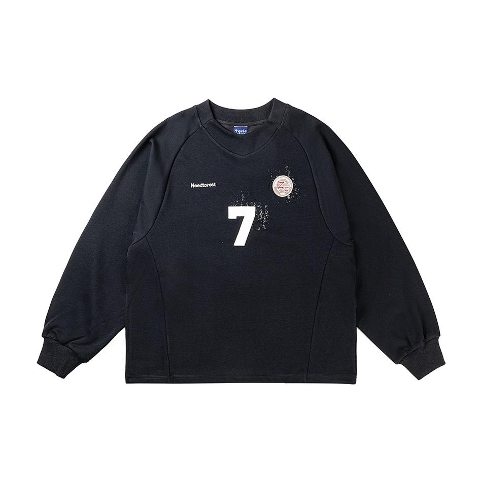 TaelePlus American Retro Football Campus Style Unisex Hoodie (TP017) M