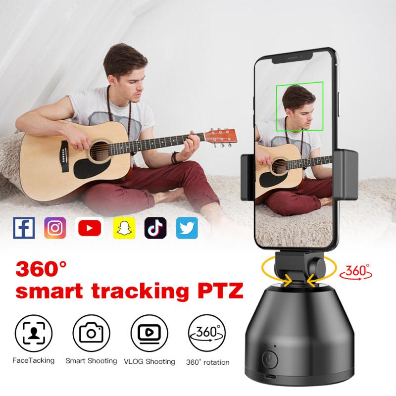 Smart Face Tracking Gimbal 360° Rotation  Face Tracking Mobile Phone Stand AI Gimbal Tracking Cameraman tool