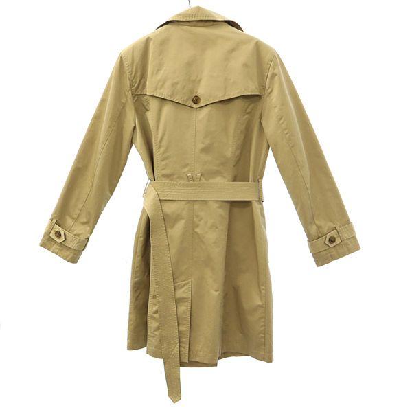 COLE HAAN trench coat M Brown Women Used