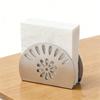 Napkin Holder for Tabletop Modern Upright Hollow Napkin Dispenser Stand for Kitchen Dining Cocktail Picnic Bar