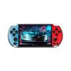 (Red+Blue) X7 Plus Retro PSP Game Player 8GB Pocket Video Game Console AV TV Out Kids Gift