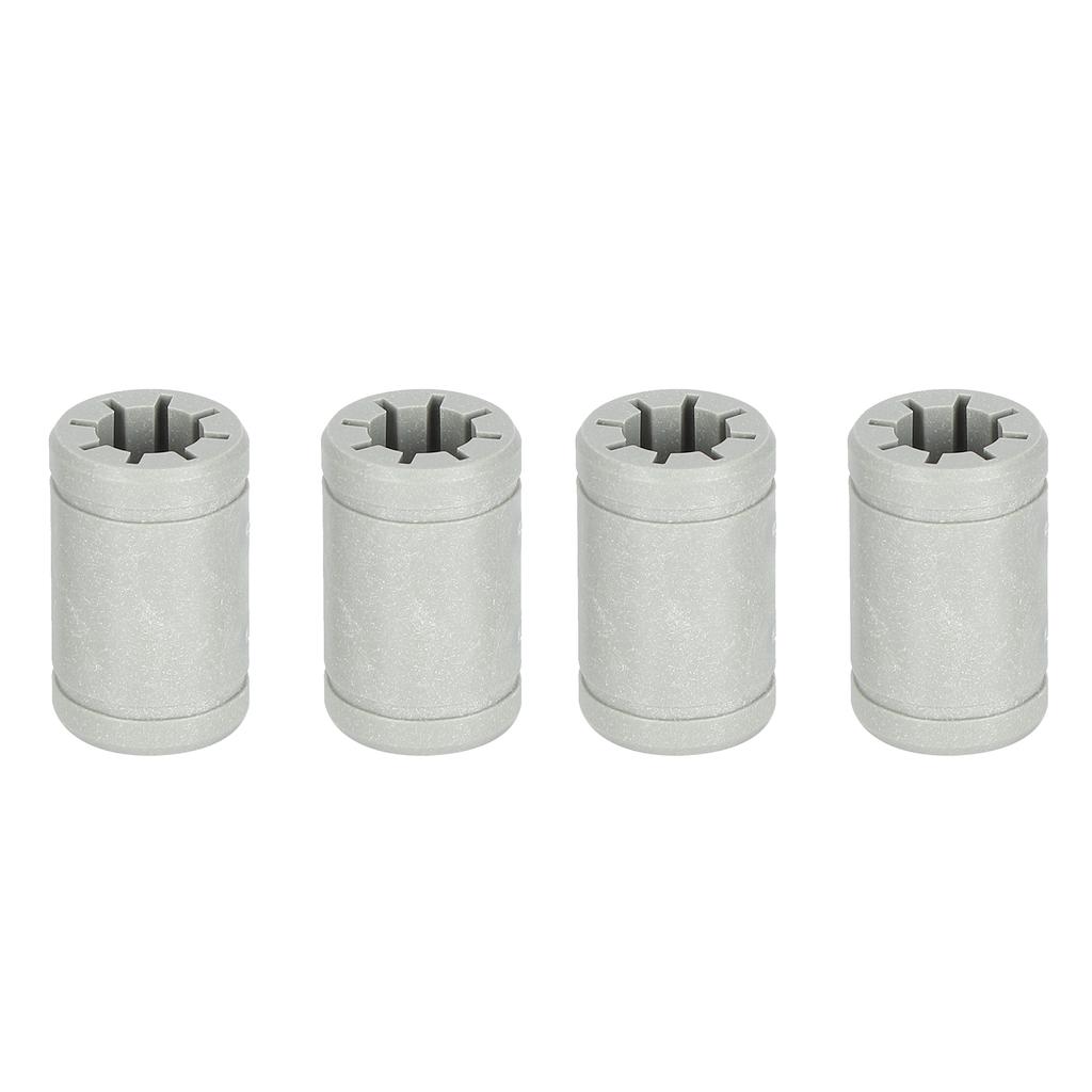 4pcs Bearing Shaft Gray Plastic LM8UU Solid Polymer Linear Bearing 3D Printer Parts Accessories for
