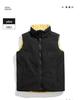 In-Stock Men's & Women's Double-Sided Thickened Down Cotton Vest with Stand-up Collar - Warm, Trendy, Casual for Autumn/Winter