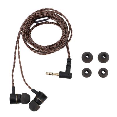 Wired IEM Earphone 3.5mm Gold Plated Plug OFC Wire HiFi Sound Quality Wired Earbuds for Phone Tablet Laptop PC Amplifier