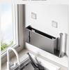 Magnetic Storage Rack for Kitchen Refrigerator - Punch-Free Enamel Board and Fresh-Keeping Film Holder