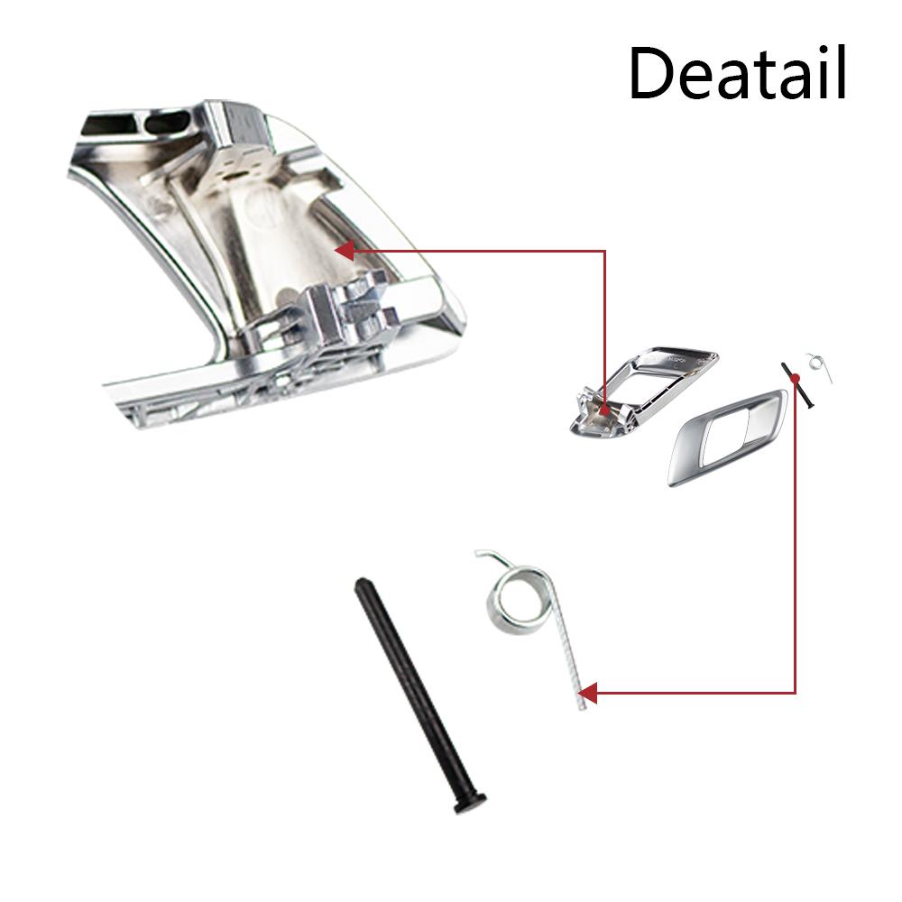 Matte Door Inner Handle Chrome for Ford Ranger 2012- Everest 2015- Mazda