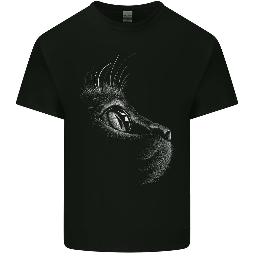 A Cute Cat Face Unisexs Light Cotton TShirt