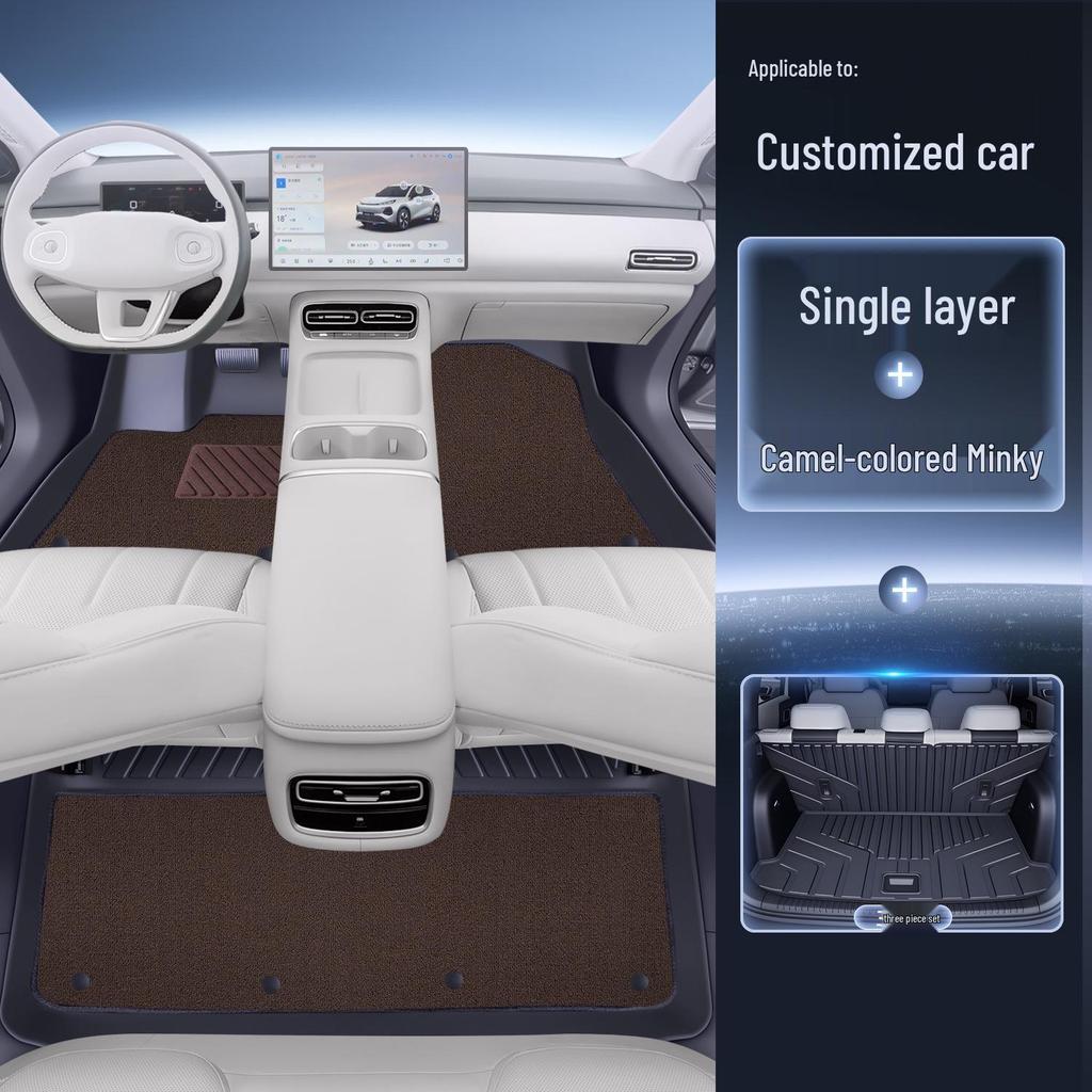 26-Changan CS75 PLUS TPE Floor Mats: 4th Gen Fully Enclosed Interior Upgrade by Kui Xi