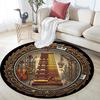 Musical Instruments Symphony Round Area Rug Under Office Chairs Bedroom Living Room Home Decor