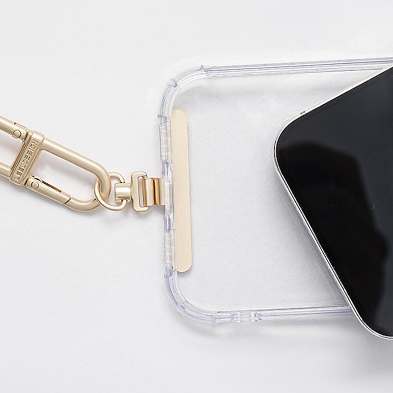 LEEU DESIGN Schlanke Handy-Befestigungslaschen Anti-Verlust 360 Grad Drehbarer Metall-Sicherheitspatch für Handyhülle Lanyard