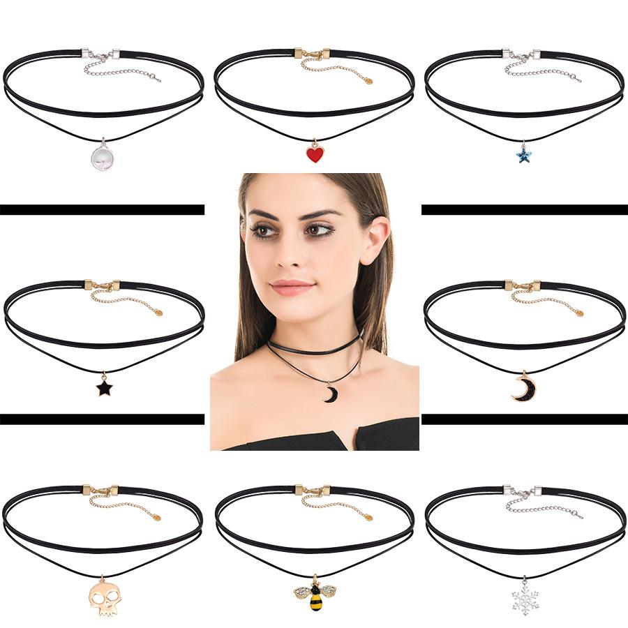 Multilayer Clavicle Chain Neck Chain Necklace Women'S Short Neck Strap Chocker Collar Collar Choker