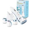 Rasoir Tondeuse Électrique 4-en-1 pour Femmes pour Bikini Aisselles Jambes Poils du Nez avec Brosse de Nettoyage, Rechargeable