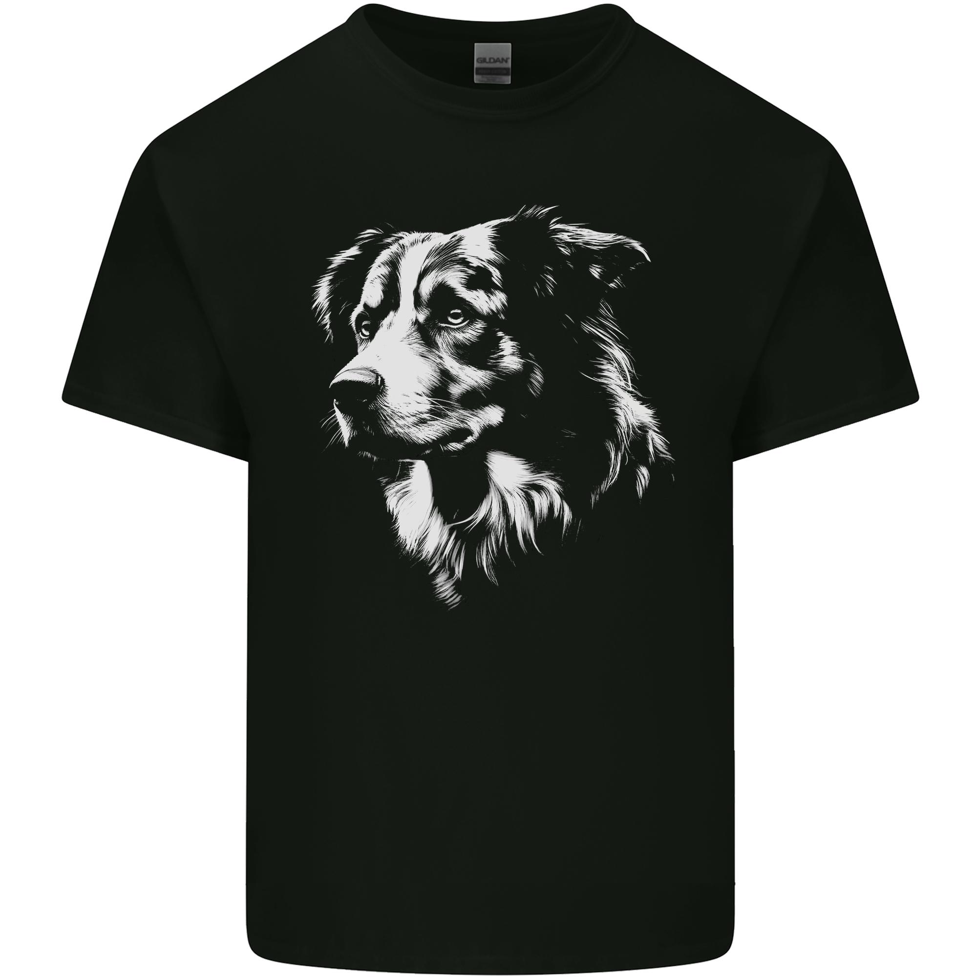Australian Shepherd Dog Sheepdog Unisexs Light Cotton TShirt S