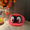 Colgante Sombrero de Mario Chucky Gorra Colorida Roja Verde Disfraz de Halloween Juguete Muñeco de Peluche Decoración Linda