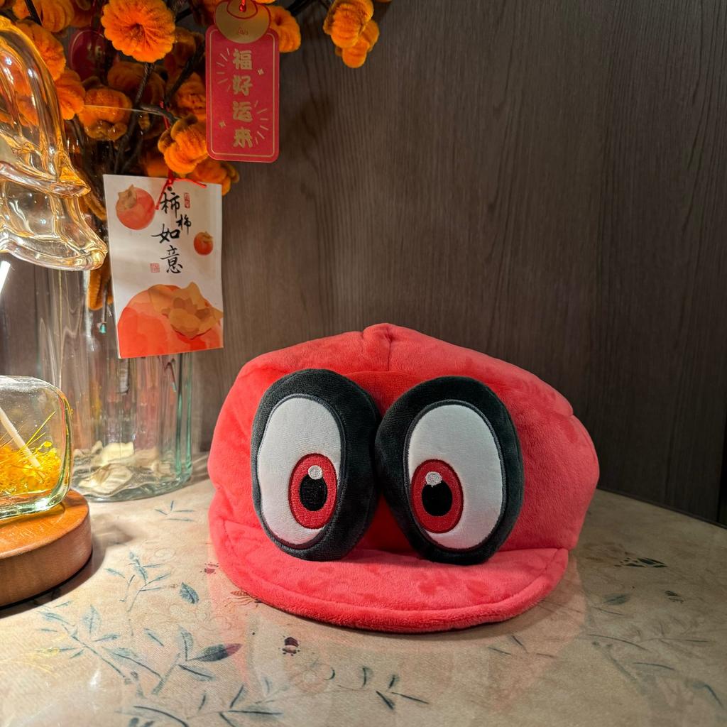 Colgante Sombrero de Mario Chucky Gorra Colorida Roja Verde Disfraz de Halloween Juguete Muñeco de Peluche Decoración Linda