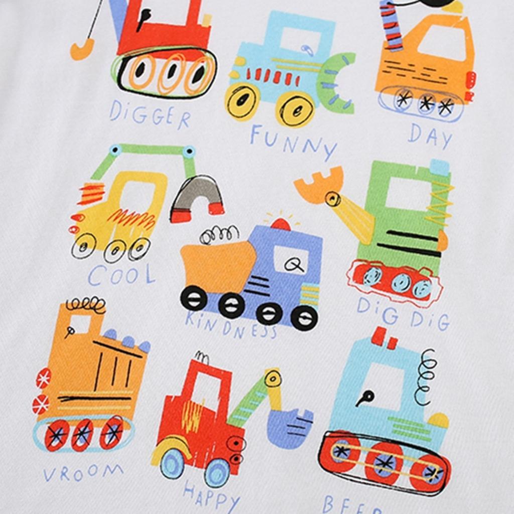 Boys' Summer T-Shirt and Shorts Set Trendy Casual Wear for Kids
