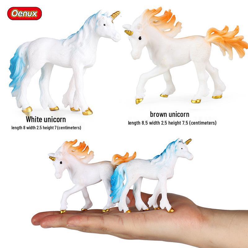 European Mythical Pegasus Unicorn Toy Model: Elf, Mythical Creature, Magic Beast 