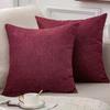 Modern Simple Style Linen Pillow Pure Color Elegant Office Bedside Cushion Cover Fabric Back Sofa