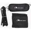 MOON LENCE Outdoor Chair Camping Folding Compact Ultra Lightweight 907g Storage Bag Hiking Load Capacity 150kg Black Fishing Mountaineering Backrest