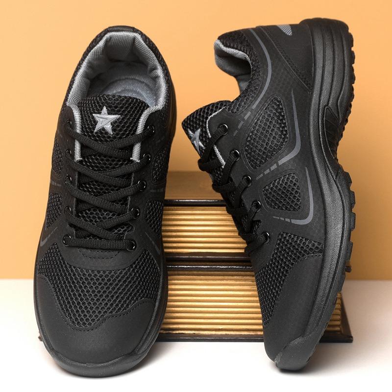 Men's shoes mesh physical training shoes men's summer breathable training shoes tactical duty outdoor hiking running sports shoes
