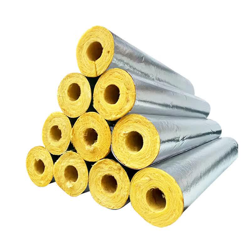 Manșon izolator pentru conducte din vată minerală cu folie de aluminiu
