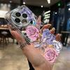 Romantic Lace Pattern Phone Case For Xiaomi Redmi Note 14 Pro 14C 6.88" Transparent Clear Shockproof Flower oil Painting Cover