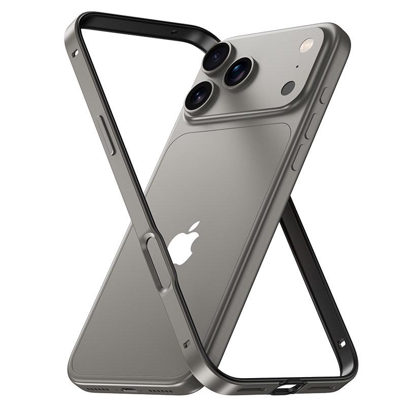 

iPhone 16 Pro Max & 15 Plus Aluminum Alloy Metal Frame Case iPhone 15 Plus