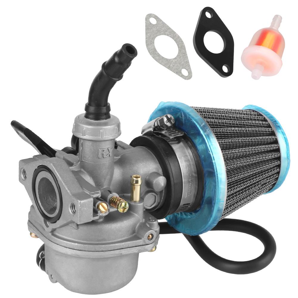For 50cc 70cc 80cc 90cc 110cc 125cc ATV Dirt Pit Bike with 35mm Air Filter 19mm Carb PZ19 Carburetor Universal Fuel Filter Fuel System 2