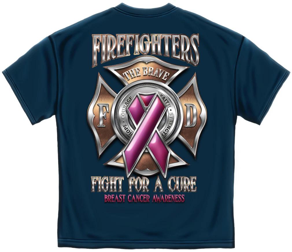 

FIREFIGHTER RACE FOR A CURE BLUE T-Shirt 3XL