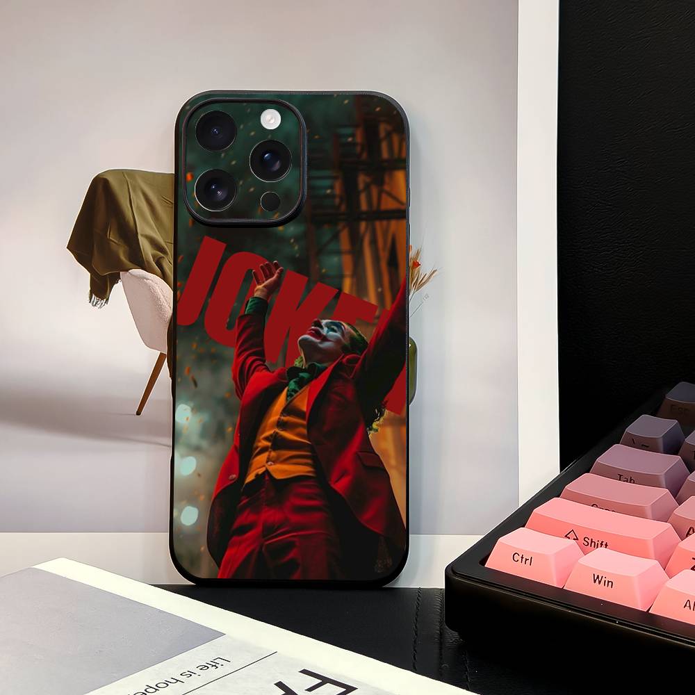 1PC Anime Joker Cool Phone Case For iPhone 16 15 14 13 12 17 PRO MAX PLUS Mini TPU Soft To Skin-friendly Case