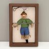 Nepal Handmade Wool Felt Scarecrow Ornament Keychain Doll Charm Gift