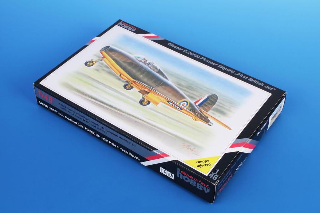 Special Hobby British Gloucester Squirt Jet Fighter Plastic Model SH48017 1/48 (Airplane)
