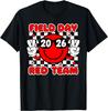 Field Day 2026 Red Team Smiley Peace Vibe T-shirt