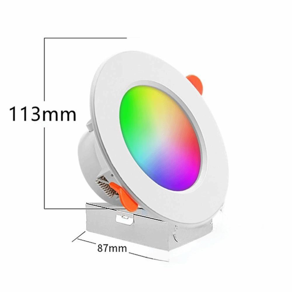 10W Power LED Downlight Remote Control Recessed RGB Light RGB Color Changing APP Control Color Changing Light Home Decor