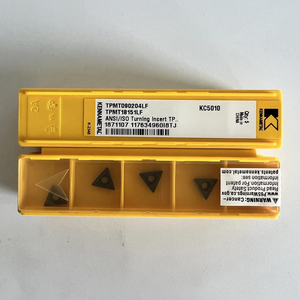 Original / TPMT090204LF KC5010 /  Industrial indexable Carbide Inserts 10 Pcs