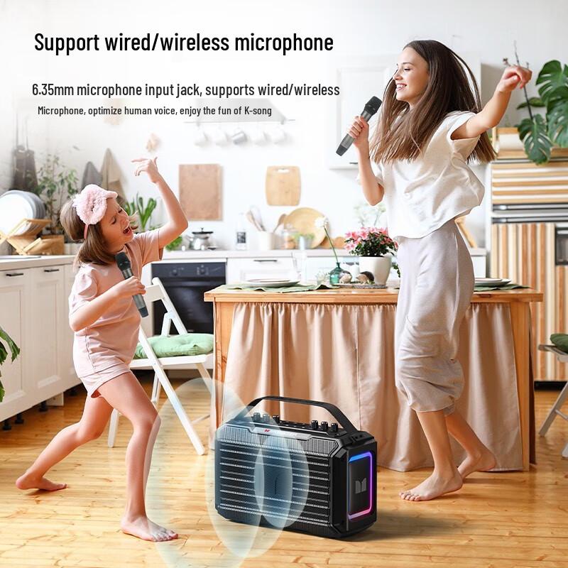Monster M186 Portable Outdoor Speaker with Microphone