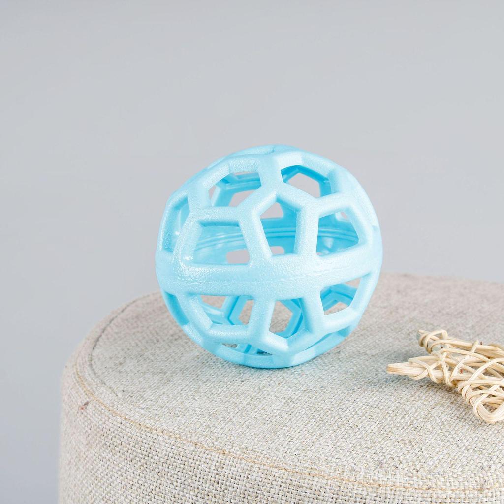 Durable Geometric TPR Pet Toy Ball for Dogs and Cats