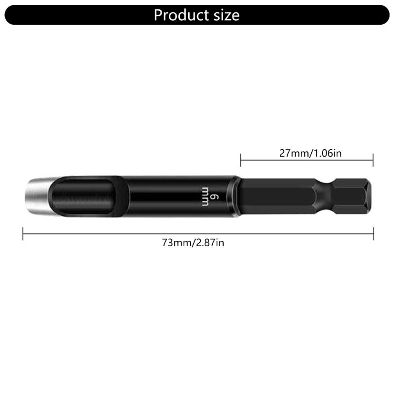 Sechskant-Adapter Elektrische Maschine Hohlstanzer Für Bohrer Pappe Leder Gürtel Kohlenstoffstahl Weiches Material Bohrer