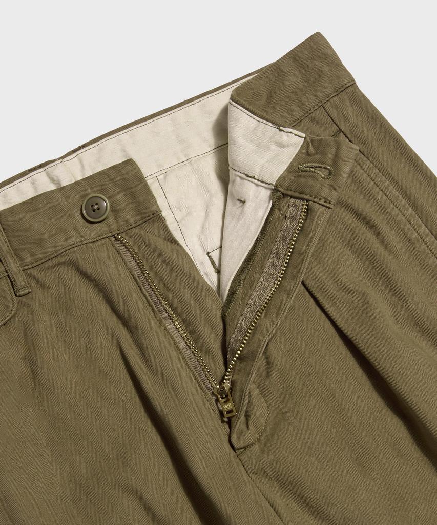 Ledeutoneido 1950 Heratage Officer Pants Khaki