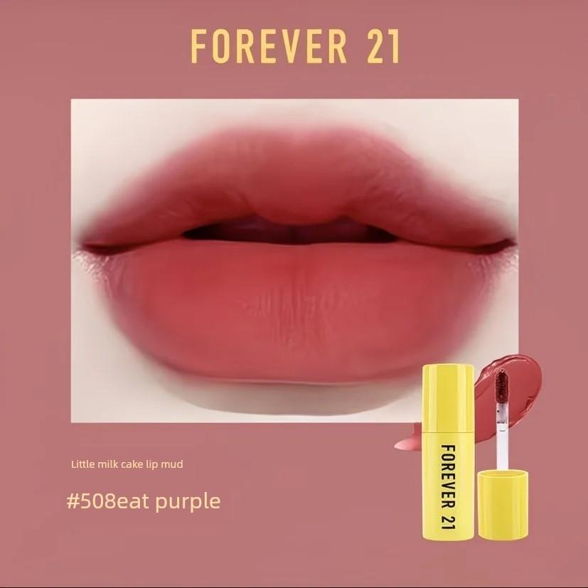 Forever 21 Little Milk Cake Mousse Lip Mud Lip Glaze Lightweight Layerable Non-Stick Cup Lipstick Brightening Matte Authentic Product